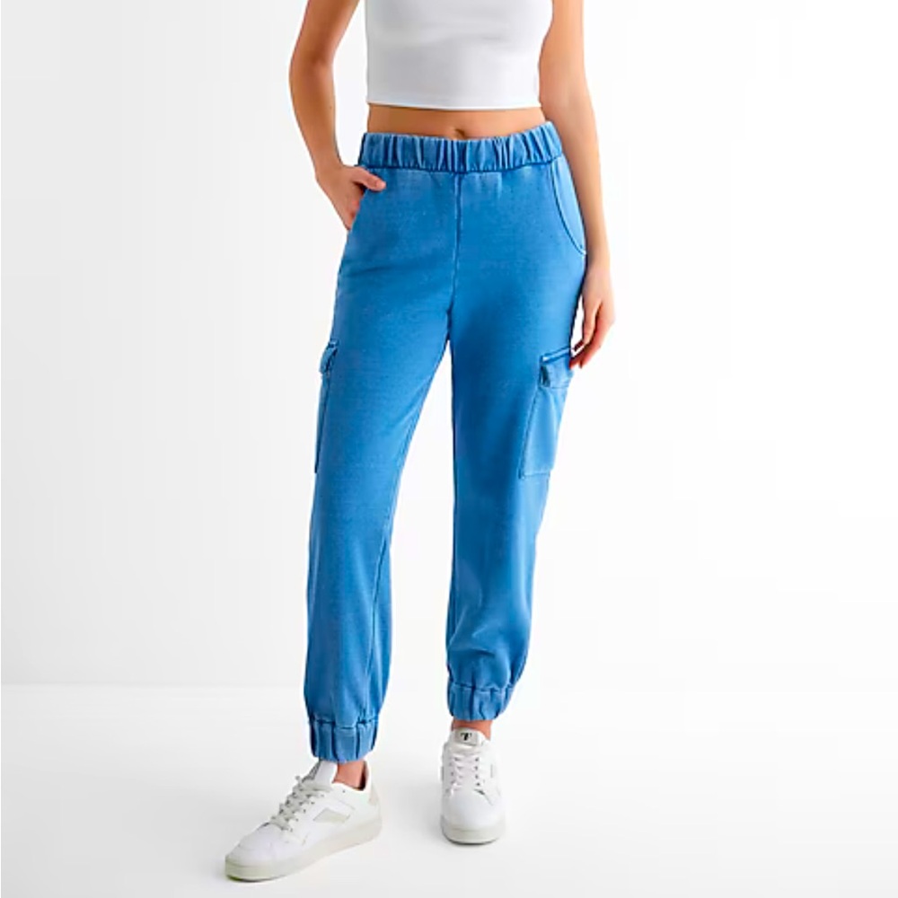Express High Waisted Cargo Joggers XL